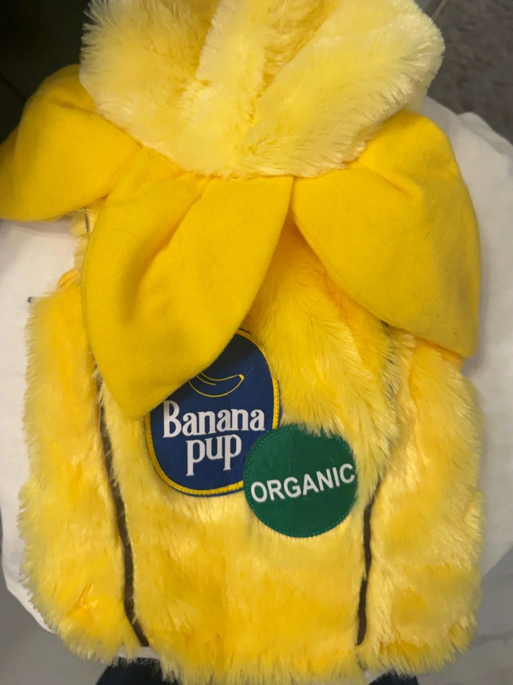 Banana Pup Yellow Banana Dog Halloween Costume Size Medium
